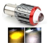 H4 LED Motorcycle H6 LED Moto Motorcycle Headlight white yellow Bulbs Lens High Low Beam Lamp Motorbike Lamp Scooter Tricycle