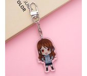 Sweet Anime Horimiya Cosplay Keychain Miyamura Izumi Hori Kyoko Yoshikawa Yuki Acrylic Figure Key Chain Bag Charm Gift for Fans