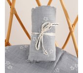 HappyFlute Soft Bamboo Cotton Baby Muslin Swaddle Blanket Newborn Kids Wrap Infant Stroller Cover Nursing Towel 120*110cm