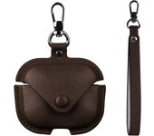 Retro Leather Case For Xiaomi Redmi Buds 5 Pro Buds 4 Lite Pro Buds4 Pro Buds5 Cover Earphone Cases Headset Shell With Lanyard