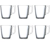 Luminarc Caja 6 Mugs Vidrio 25CL Francia Apto Microondas