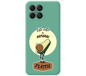 Funda Silicona Líquida Verde para Huawei Honor X8 diseño Culo Natural Dibujos