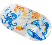 Soft Cartoon PVC Kids Anti Slip Bath Mat Non Skid Safety With Sucker Shower Mat Massage Bathtub Mats Pad
