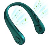 Ventilador De Cuello Colgante Sin Hojas, Mini Ventilador Portátil Usb, Súper Fuerte Viento, Silencioso Viento Natural, Recargable