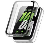 Case+Glass for Samsung Galaxy Fit3 Screen Protector Bumper Hard PC Protective Cover 2 in 1 All-around Anti-scratch Accessories