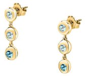 Morellato Gioielli Anillo Mujer Semipreziose Earr Drop 925 Yg Top Blue De Plata Azul Talla Europea  Talla España