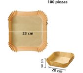 50/100/200Pcs Air Fryer Disposable Paper Non-Stick Airfryer Baking Papers Round Air-Fryer Paper Liners Paper Kitchen Accessories