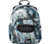 Mochila Escolar Totto España - Tempera para Niños de 4 a 6 Años