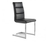 Momma Home Pack 2 Sillas Comedor Negras Polipiel Milo 45x59x97h Cm