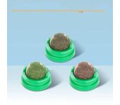 New Cat Mint Toy Rotating Cat Mint Ball Baby Cat Snacks Cat Grass Plant Hair Transformation Cat Pet Products Catnip