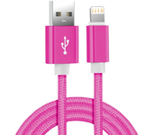 Metal Nylon Braided USB Charger Cable for iPhone 14 8 7 6S Plus X XR XS 11 12 13 Pro Max iPad 9 Fast Charging Data Cord 1m 2m 3m