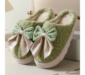 Nuevas zapatillas de algodón de invierno para mujer, zapatillas de algodón de felpa y terciopelo para el hogar, zapatillas de algodón cálidas para interiores con suela gruesa para parejas, zapatillas de algodón para hombres
