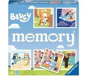 RAVENSBURGER MEMORY BLUEY - JUEGO DE MEMORIZAR Y BUSCAR PAREJA MEMORY BLUEY 15x4x15 Cms.