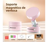 Foldable Magnetic Mobile Phone Stand Mini Vacuum Double-Sided Suction Cup Holder Universal Kitchen Lazy Stand For All Smartphone