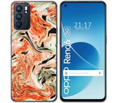 Funda Silicona para Oppo Reno 6 5G diseño Mármol 12 Dibujos
