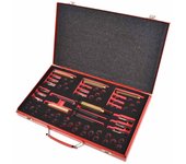 vidaXL Kit reparación rosca bujía incandescente 63 pzas M8 M9 M10 M12