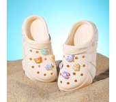 Lovely garden clogs for girls slippers, summer light outdoor slippers sandals for children beach pool shoes