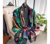 New Spring Scarf Women's Luxury Design Scarf Silk Smooth Scarf Soft Muslim Headband Shawl Beach 85x180cm