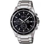 Reloj de pulsera CASIO Edifice - EFR-526D-1AVUEF correa color: Gris plata Dial Negro Hombre