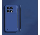Matte Thin Frameless Pure Color PC Phone Case For XIAOMI Poco X6 F6 F5 Pro F4 F3 Four Corner Protective Cover