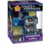 Figura Bitty Bots Transformers Soundwave With Rumble-Figura de Vinilo Coleccionable - Idea de Regalo- Mercancia Oficial - Juguetes para Niños y Adultos - Movies Fans - Muñeco para Coleccionistas y Exposición