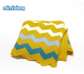 Mantas de moda para Bebé, a Rayas de Arcoíris, a Cuadros, envoltura para cochecito de nuevo Nacido, Super suave, ropa de Cama infantel, edredones De Punt