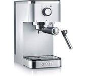 GRAEF cafetera espresso con portafiltro Salita ES 400, plateada