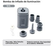 PACOONE Wireless Inflation Pump Portable Outdoor Mini Air Compressor Air Cushion Bed Swim ring Multi function Air Pump