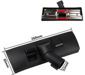 Cepillo universal para aspiradora de 1 1/4 pulgadas, 32 mm, accesorio de cepillo para suelo y alfombra