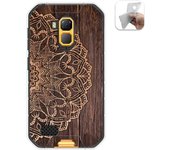 Tumundosmartphone Funda Gel Tpu para Ulefone Armor X7 / X7 Pro diseño Madera 06 Dibujos