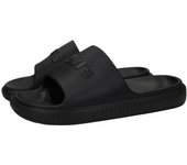 Sandalias marca LEVIS FOOTWEAR AND ACCESSORIES para hombre en color negro. Chanclas de pala para hombres, chanclas de chico en color negro, chanclas de goma de playa y piscina, para verano