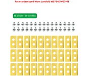 30pcs Lawn Robot Blade Golden Titanium Plating Lawn Mover Replacement Blade For Worx landroid Automatic Moving Machine Essential