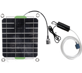Bomba de aire de Acuario de 20W, oxigenador de Energía Solar para Tanque de piezas, Bomba de oxígeno, Carga USB, Bomba de Agua para Estanque