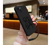 Cute Funny Matchman Phone Case for Oneplus Nord 3 2 9R 9 8T 8 7 7T Pro 6 5G Liquid Silicone Cover with Hand Strap