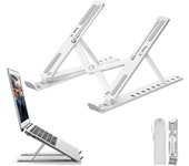 Soporte para portátil, soporte para portátil de Altura ajustable, compatible con portátiles de 10-17 pulgadas, compatible con el teléfono móvil, iPad