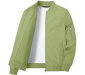 Chaquetas De Béisbol Finas De Verano Para Hombres Chaqueta De Bombardero Casual Con Múltiples Bolsillos