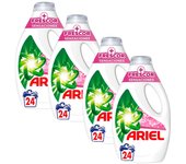 Ariel | Pack Sensaciones Frescas de Ariel  Detergente Líquido, limpieza mejorada en ciclos más fríos 4x24 lavados