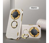 Plating Crocodile Texture Phone Case for Honor Magic 6 5 4 Lite Pro X9AB X8AB X7A X50 X40 I 90 Pro 5G Magnetic Finger Ring Cover