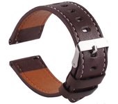20mm Leather Band For Samsung Galaxy Watch SM-R810 42MM & Gear S2 Classic 732 Strap For Galaxy Active 1 2 40mm 44mm Smart Watch
