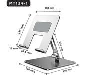 Tablet Stand Holder For iPad Air M4 Xiaomi Pad Pro 6 5 2024 2023 10 11 12.9 13 Inch Mini iPadpro Kindle Samsung Tab Accessories