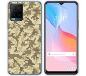 Funda Silicona para Vivo Y21 / Y21s / Y33s diseño Sand Camuflaje Dibujos