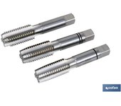 Cofan Machos Manuales de Rosca; Juegos de 3 Piezas