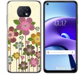 Tumundosmartphone Funda Gel Tpu para Xiaomi Redmi Note 9T 5G diseño Primavera En Flor Dibujos