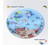 Water Sensory Play Mat Thickened Inflatable Water Mat For Cat And Dog Pet Playmat With Fish Sea Ocean Sensory Toy Water Cooling
