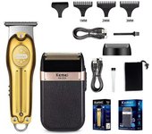 Kemei KM-679 Mini Portable Electric Hair Clipper KM-2024 Men's Reciprocating Twin Blade Razor Shaver Beard Trimmer Shaving Machi