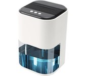Deshumidificador doméstico, deshumidificador silencioso con tanque de agua, apagado automático, pequeño deshumidificador portátil para dormitorio y baño.