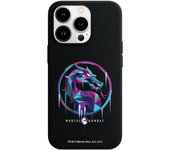Funda original compatible con iPhone 13 Pro Negro con un diseño de Mortal Kombat Logo Ice