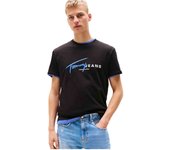 Camiseta de Manga Corta Tommy Hilfiger  para hombre en color negro