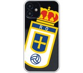 Carcasa para iPhone 12 Mini - Real Oviedo Escudo sobre transparente