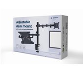 SOPORTE DE MESA GEMBIRD AJUST CON BRAZO PARA MONITOR Y BANDEJA PARA PORTATIL